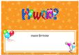 Birthday How Old? Celebrations Large Dl Matching Insert