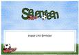 17th Birthday Large Dl Matching Large Dl Insert