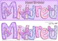 Large Dl Birthday Mildred Butterflies Card & 3D Decoupage