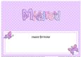 Mothers Day Mildred Butterflies Large Dl Matching Insert