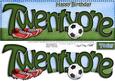 21st Birthday Large Dl Quick Card N 3D Decoupage
