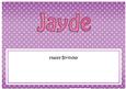 19th Birthday Jayde Matching Large Dl Insert