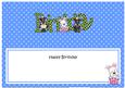 Westie & Scottie Dogs Bithday Matching Large Dl Insert