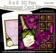 8 x 8 Birthday Champers Chocs & Roses Fan Pyramage Kit