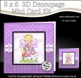 8 x 8 3D Fiz Fairy Mini Kit with 3D Decoupage