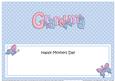 Mothers Day Grandma Butterflies Large Dl Matching Insert