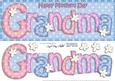 Large Dl Mothers Day Grandma Quick Card 3D Decoupage