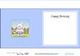 Teddy Ed N Postbox Matching Square Insert