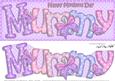 Large Dl Mothers Day Mummy Butterflies Card & 3D Decoupage