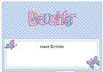 Birthday Daughter Butterflies Large Dl Matching Insert