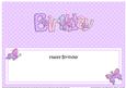 Birthday Butterflies Large Dl Matching Insert