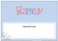 Birthday Mummy Matching Large Dl Insert