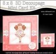 8 x 8 3D Girlz Betzi Ballerina Mini Kit 3D Decoupage