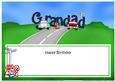 Birthday Grandad Matching Large Dl Insert