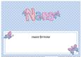 Birthday Nana Matching Large Dl Insert