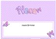 Birthday Nana Matching Large Dl Insert