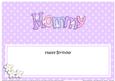Birthday Mommy Large Dl Matching Insert
