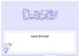 Birthday Daddy Large Dl Matching Insert