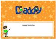 Birthday Daddy Large Dl Matching Insert