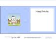 Westie Dog N Postbox Matching Square Insert