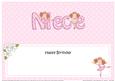 Birthday Niece Large Dl Matching Large Dl Insert