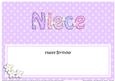 Birthday Niece Large Dl Matching Large Dl Insert