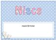 Birthday Niece Large Dl Matching Large Dl Insert