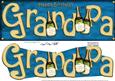Birthday Grandpa Large Dl Quick Card 3D Decoupage