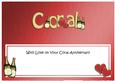 Coral Anniversary Large Dl Matching Large Dl Insert