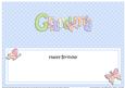 Birthday Grandma Large Dl Matching Insert