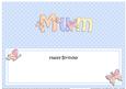 Birthday Mum Matching Large Dl Insert