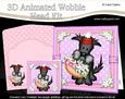 3D Scottie Dog's Basket Animated Moveable Wobble Head Kit