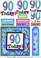 90th Birthday Quick Card with Pyramage