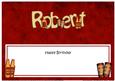 Birthday Robert Large Dl Matching Insert