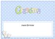 Birthday Grandma Matching Large Dl Insert