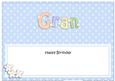 Birthday Gran Matching Large Dl Insert