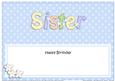 Birthday Sister Matching Large Dl Insert