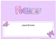 Birthday Nancy Large Dl Matching Insert