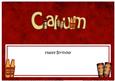 Birthday Calum Large Dl Matching Insert