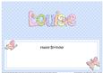 Birthday Louise Matching Large Dl Insert