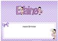 Birthday Elaine Matching Large Dl Insert