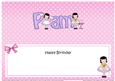 Birthday Pam Matching Large Dl Insert