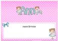 Birthday Ann Matching Large Dl Insert
