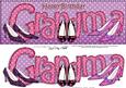 Large Dl Birthday Grandma Card & 3D Decoupage