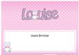 Birthday Louise Matching Large Dl Insert