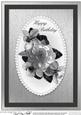 A4 Flowers & Pearls - Birthday