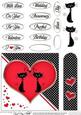 Kool Kats Purrfect Love Quick Card with Decoupage