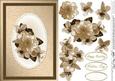 Flowers & Pearls Quick Card with Decoupage
