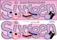 Large Dl Birthday Sweet Sixteen Quick Card N 3D Decoupage