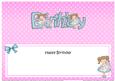 Girlz Birthday Large Dl Matching Large Dl Insert
